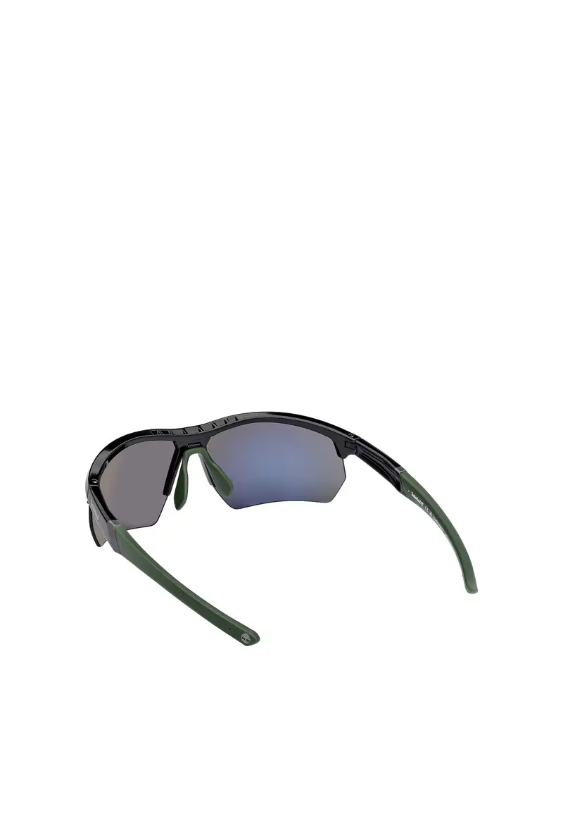 Occhiali da sole verde scuro / nero miniatura 3