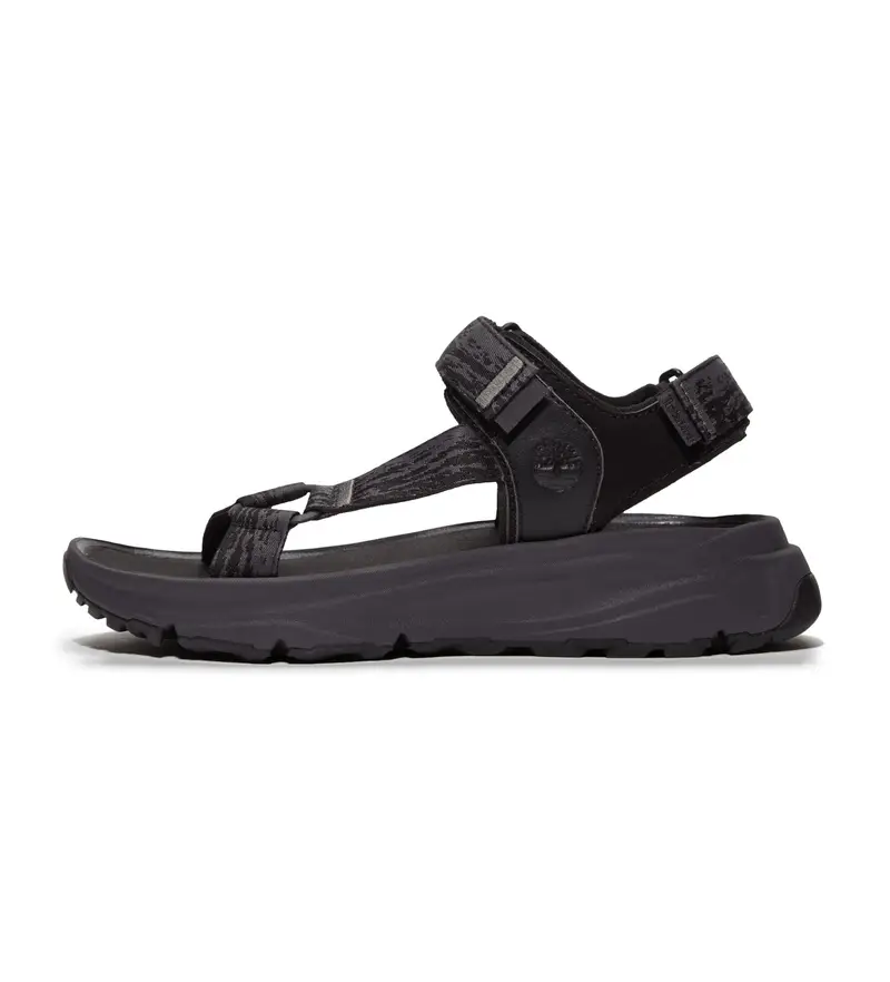 per donna TB0A41R8ETY1 Sandali Motion Dune neri con cinturino posteriore (42 W), Nero, Basso, Velcro, Casual Naturale
