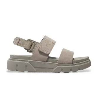 per donna TB0A61MGEO31 Sandalo Greyfield Sandal 2 in pelle beige (38), Basso, Velcro, Casual, Taupe