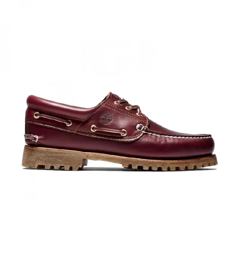 per uomo TB0500096481 Nautica Authentics 3 Eye Classic Lug bordeaux (40 W), Pelle, Basso, Stringhe, Casual, Granata