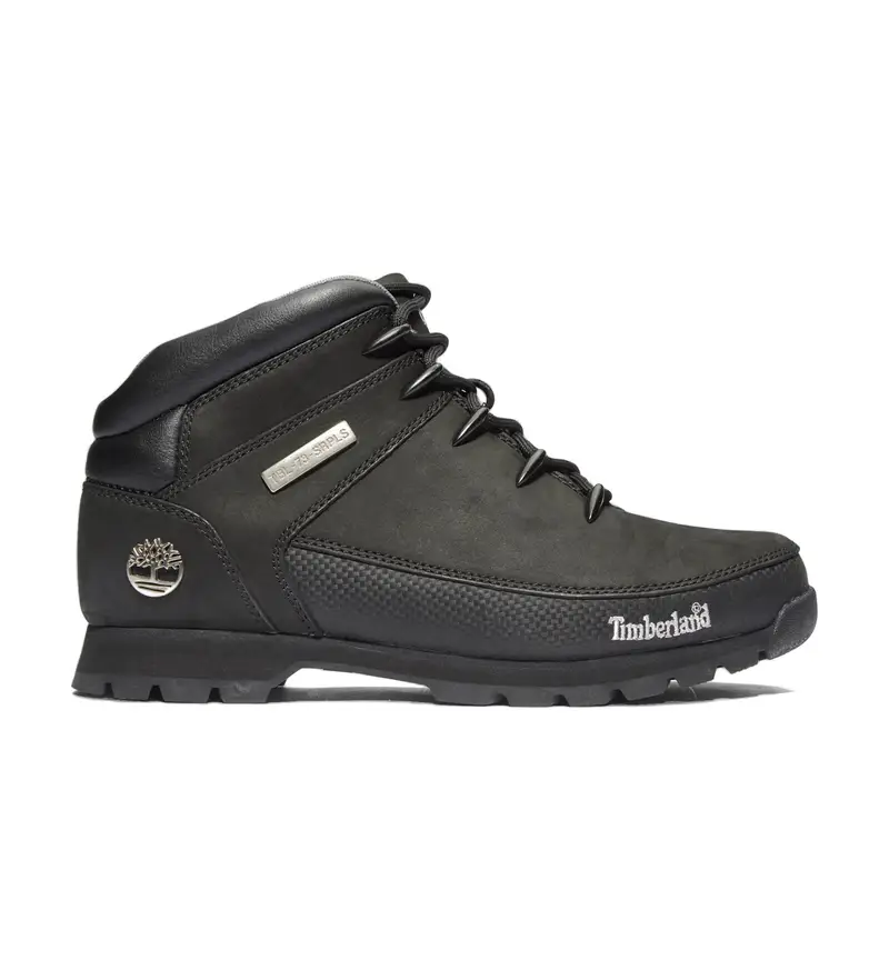 per uomo TB06361R0011 Stivaletti in pelle nera Euro Sprint Hiker (41 5), Nero, Basso, Stringhe, Casual, Sportivo, Outdoor Argento