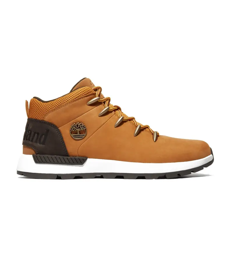 per uomo TB0A257D2311 Sneaker Sprint Trekker Mid in pelle gialla (40), Basso, Stringhe, Casual, Giallo