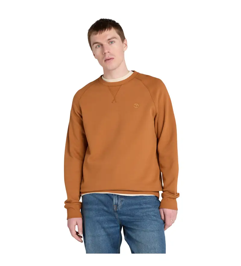 per uomo TB0A2BNKC391 Felpa marrone Exeter River (L), Casual, Cotone
