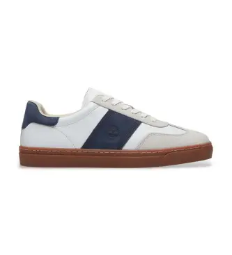 per uomo TB0A43GGAFY1 Sneakers Lisbon Street in pelle bianca e blu (36 5 M), Bianco, Basso, Stringhe, Casual