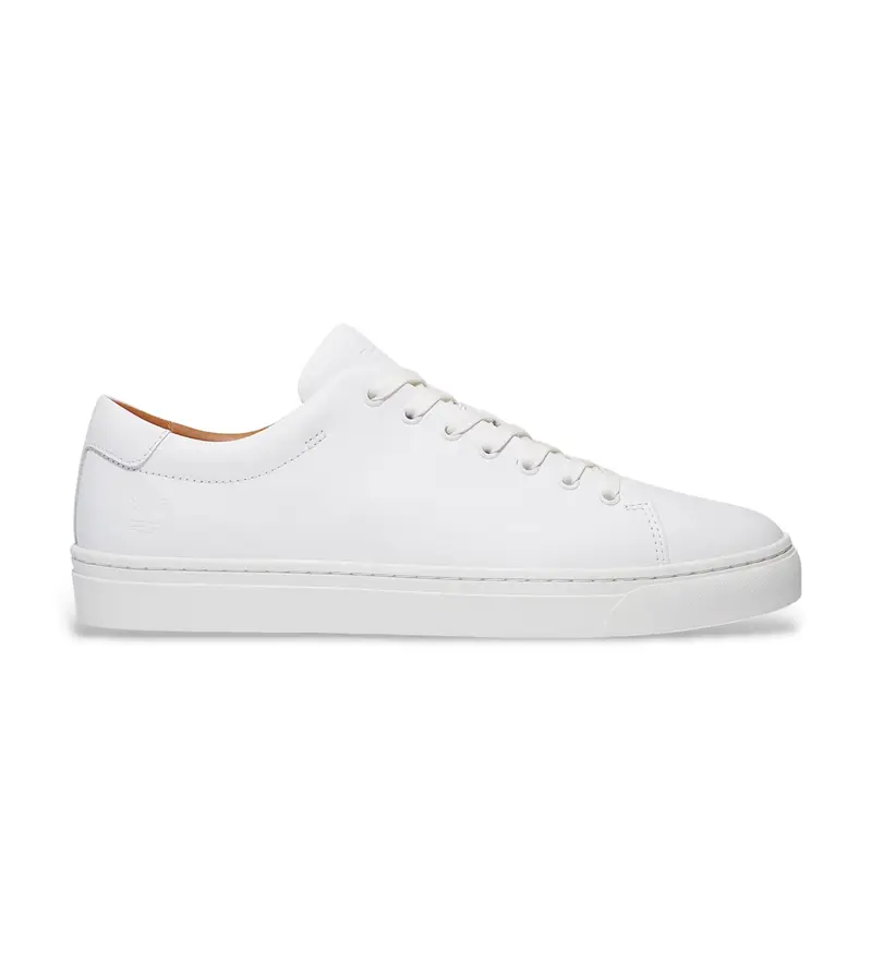 per uomo. TB0A5MJSEM21 Sneakers in pelle bianca Dover Park (45), Bianco, Basso, Stringhe, Casual