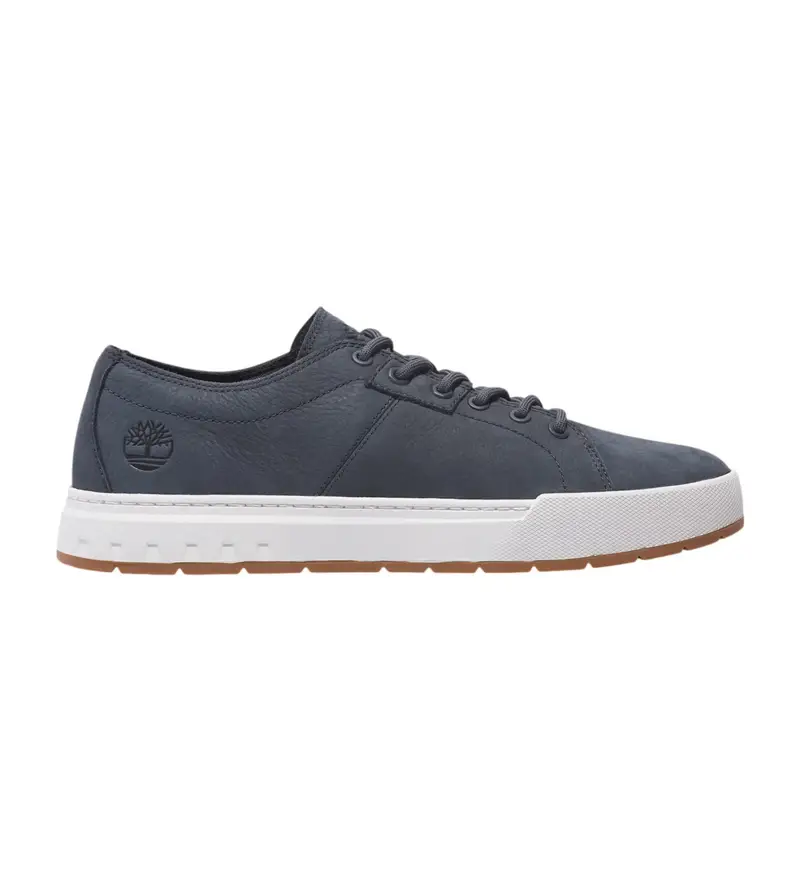 per uomo TB0A6A2DEP21 Sneakers in pelle blu Maple Grove (46), Basso, Stringhe, Casual