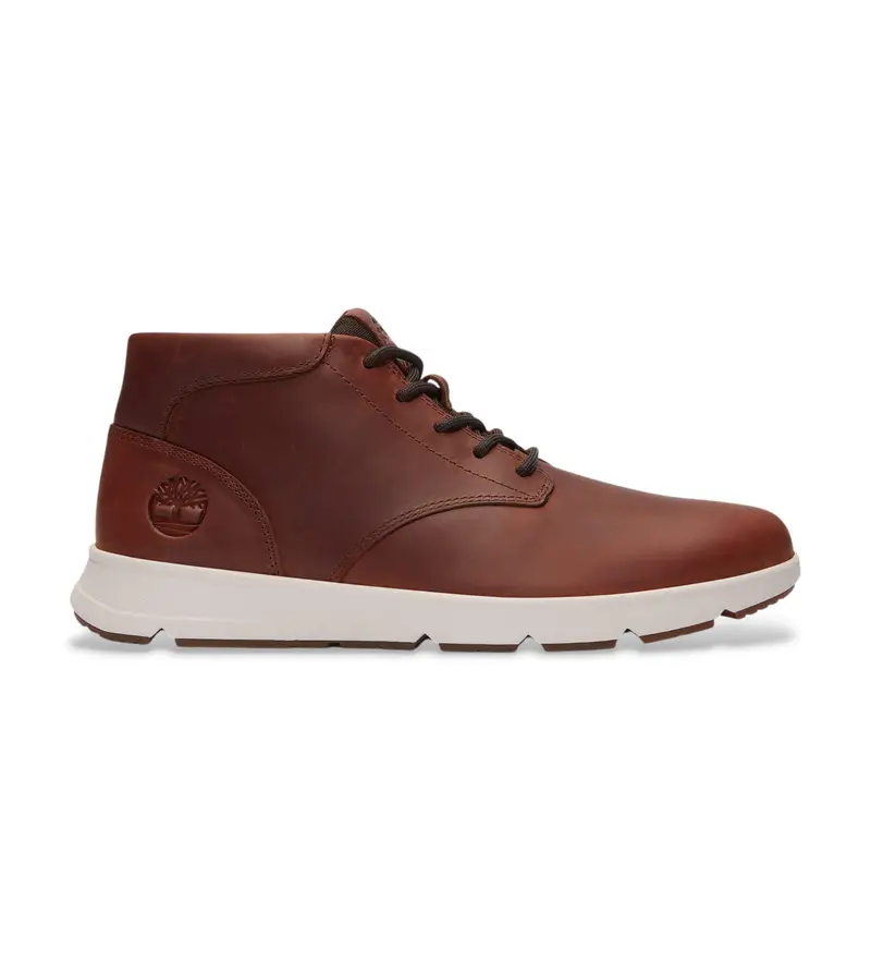 per uomo. TB0A6C7TEM61 Sneakers marroni Parker Street (44), Pelle, Marrone, Basso, Stringhe, Casual