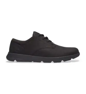 per uomo TB0A6C8EEL31 Sneakers nere Parker Street (49), Pelle, Nero, Basso, Stringhe, Casual
