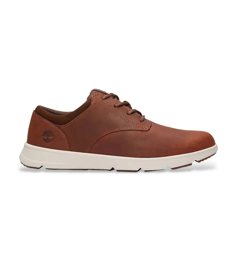 per uomo TB0A6C8EEM61 Sneakers Parker Street in pelle marrone (40), Basso, Stringhe, Casual