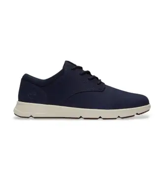 per uomo TB0A6C8EEP21 Scarpe da ginnastica blu Parker Street (40), Pelle, Basso, Stringhe, Casual, Navy