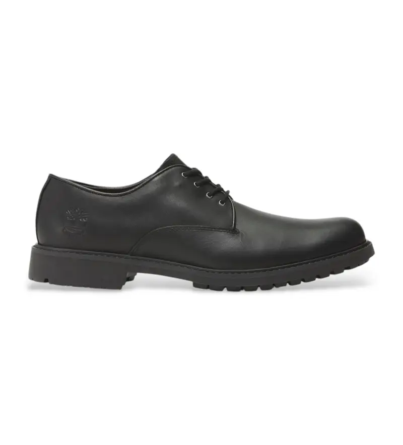 per uomo TB15549R0011 Scarpe Stormbucks in pelle nera impermeabile (46), Nero, Basso, Stringhe, Casual, Sostenibile