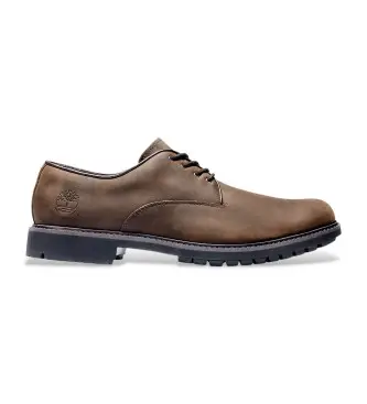 per uomo TB15550R2421 Scarpe in pelle impermeabile marrone Stormbucks (41 5), Basso, Stringhe, Casual