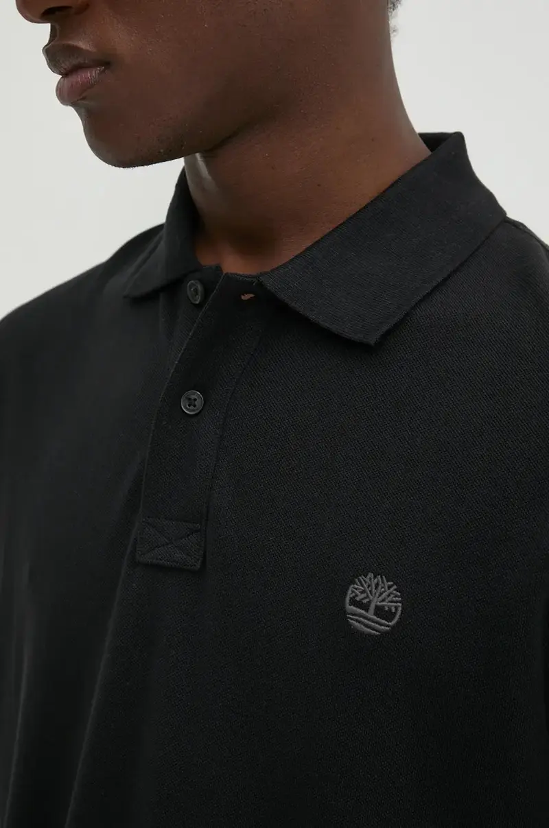 polo in cotone colore nero TB0A6VDP0011 miniatura 5