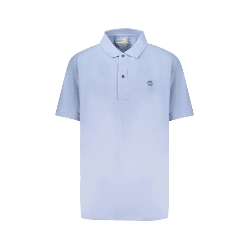Polo Maniche Corte Uomo Azzurra Ricamo Azzurro