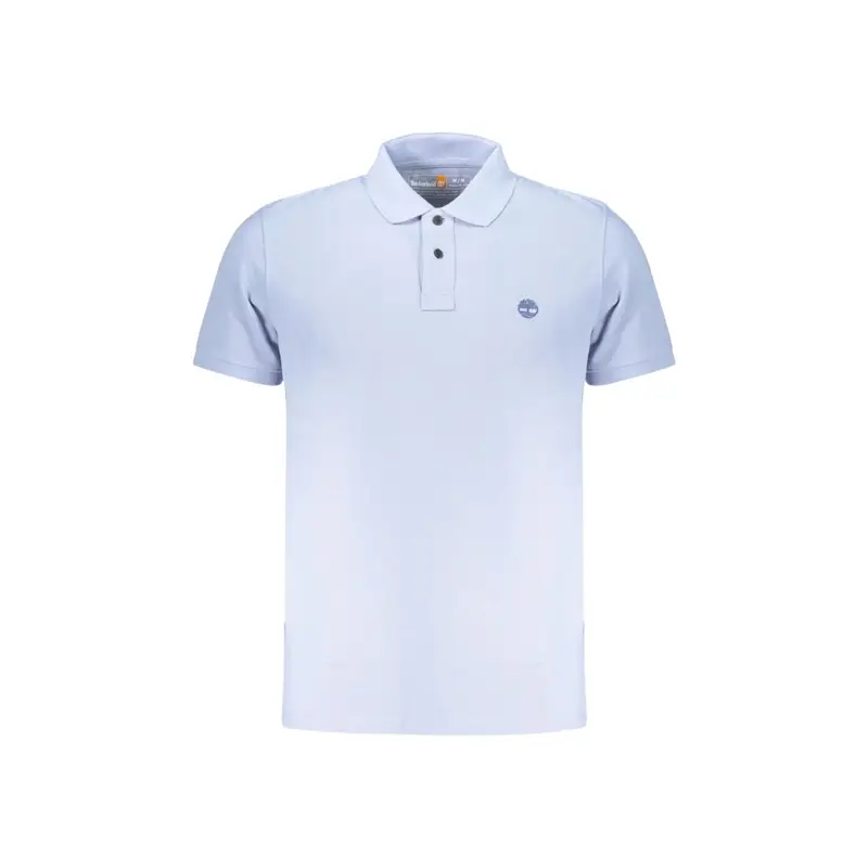 Polo Maniche Corte Uomo Azzurra Ricamo Azzurro