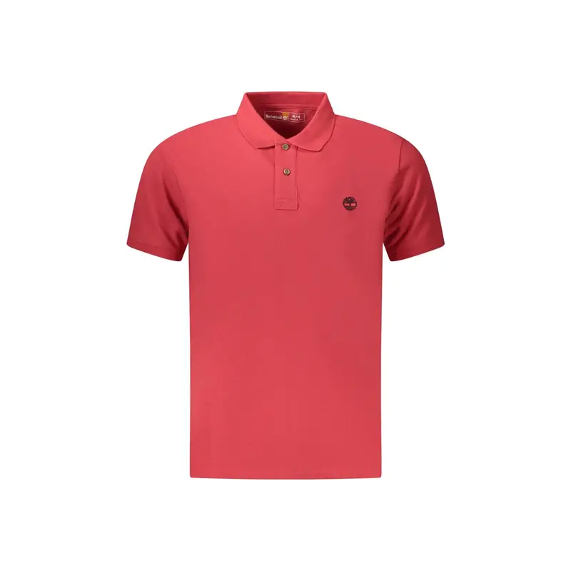 Polo Maniche Corte Uomo Rossa Ricamo Rosso