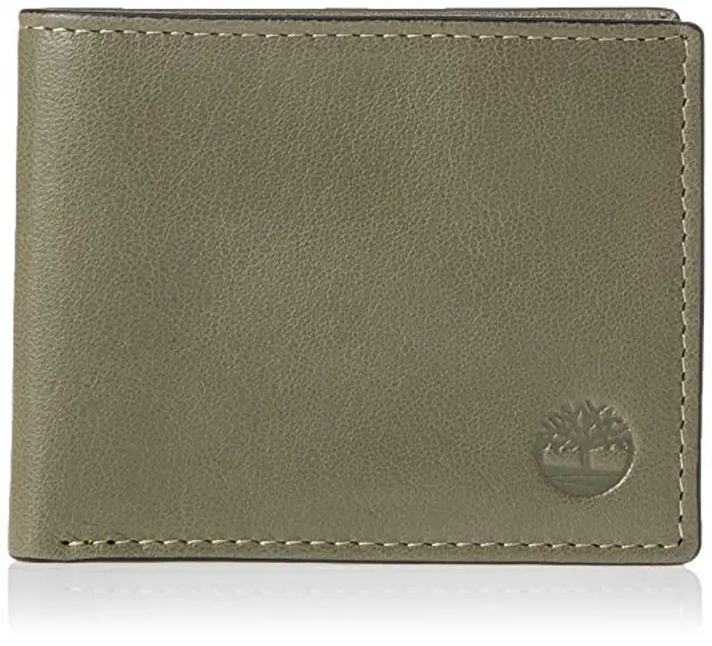 Timberland, portafoglio da uomo in vera pelle con portatessere rimovibile Concrete Medium