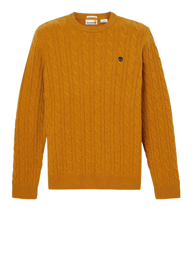 pullover timberland da uomo - giallo