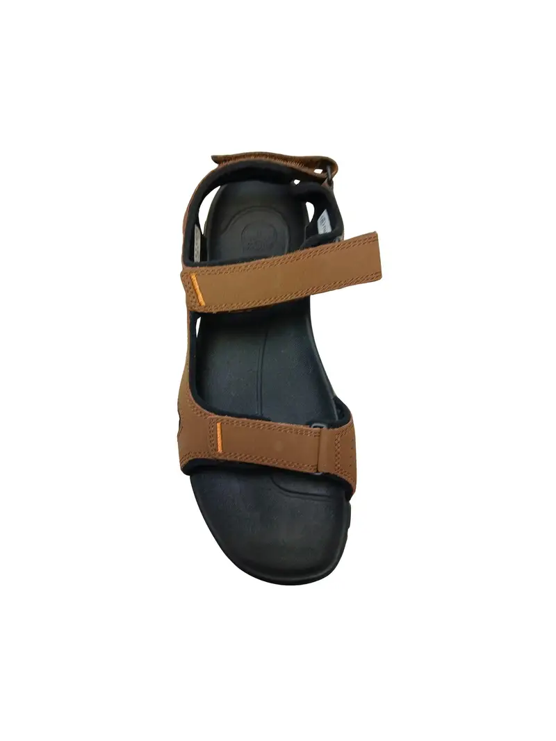 Timberland Sneakers marrone uomo con chiusura a fibbia miniatura 3