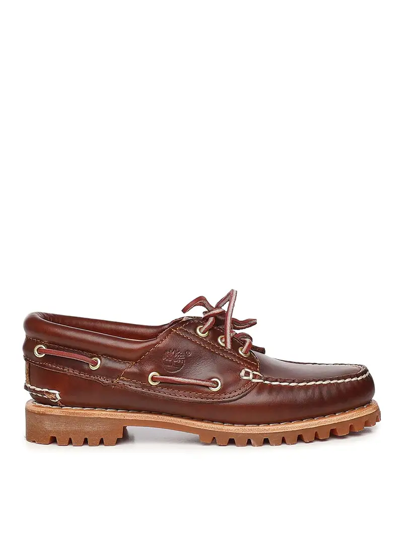 Scarpa da barca Noreen Marrone