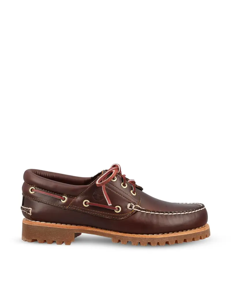 Scarpa Da Barca Timberland® Authentic 3-Eye Lug Handsewn MARRONE