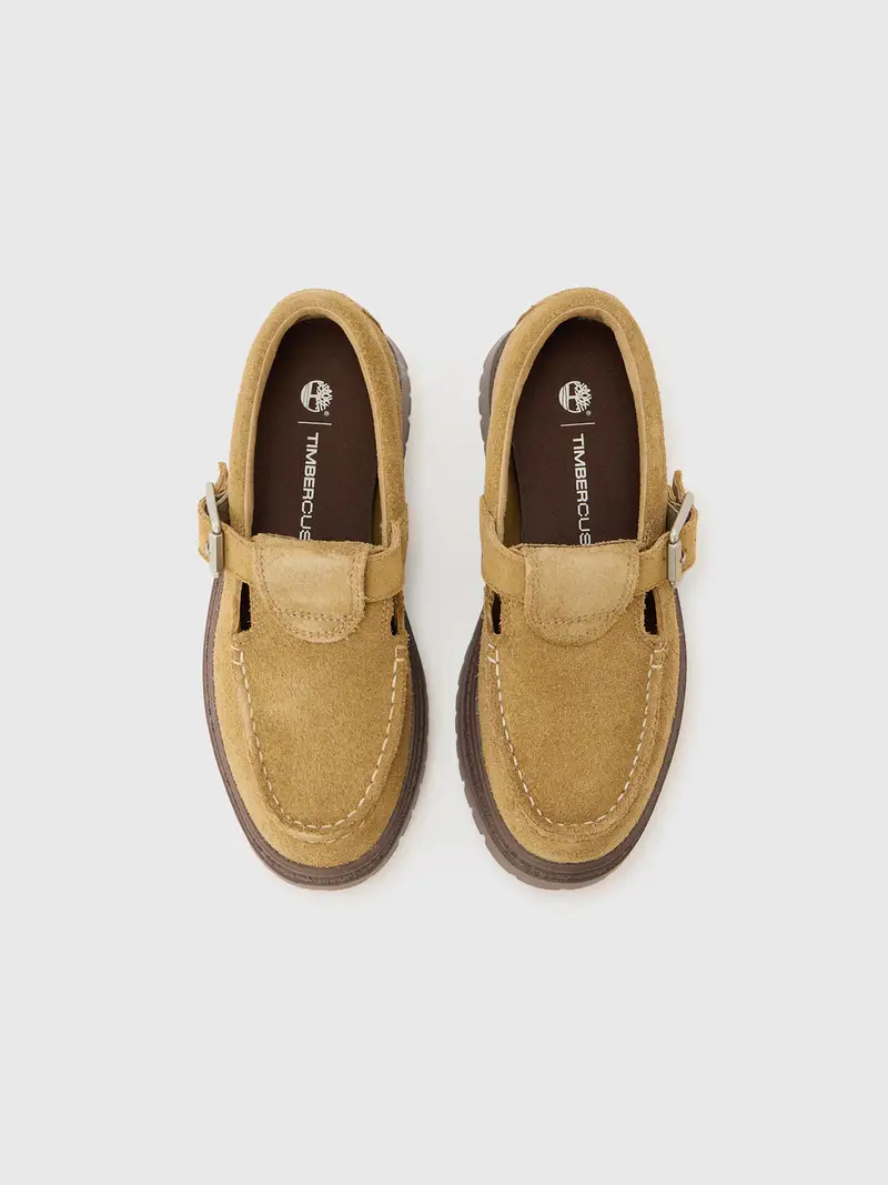 Scarpa stringata beige miniatura 3