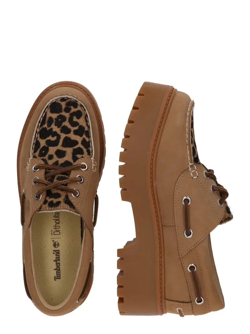 TIMBERLAND Scarpa stringata 'STONE STREET' beige / cappuccino / nero miniatura 2