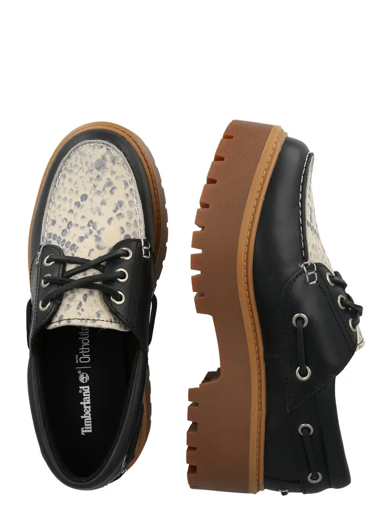 Scarpa stringata STONE STREET grigio / nero / guscio d uovo miniatura 2