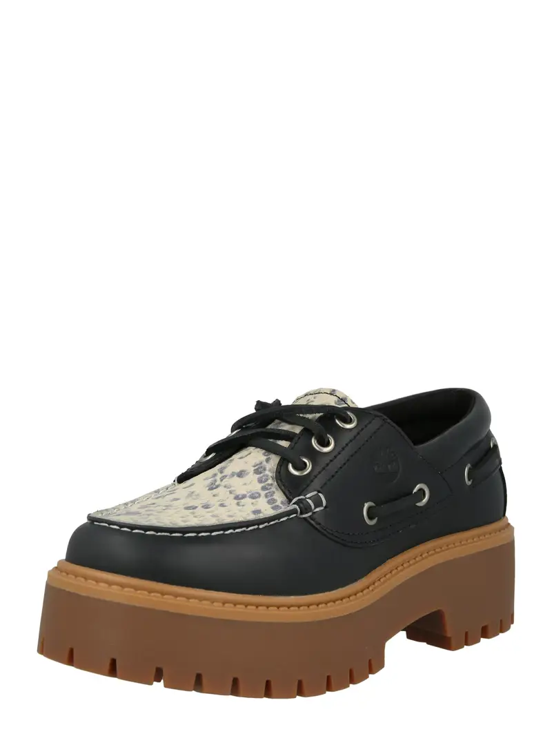 Scarpa stringata STONE STREET grigio / nero / guscio d uovo