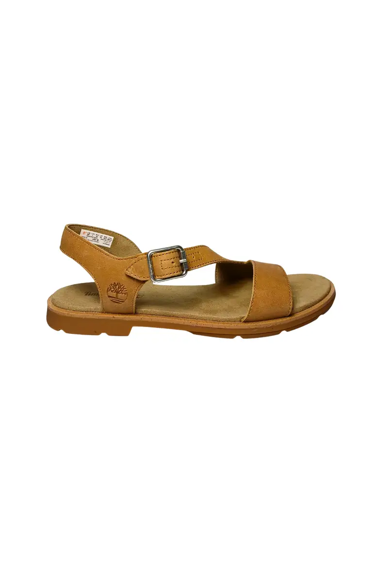 Scarpe Donna Timberland Calista Bay Backstrap Sandal Medium Beige Full Grain