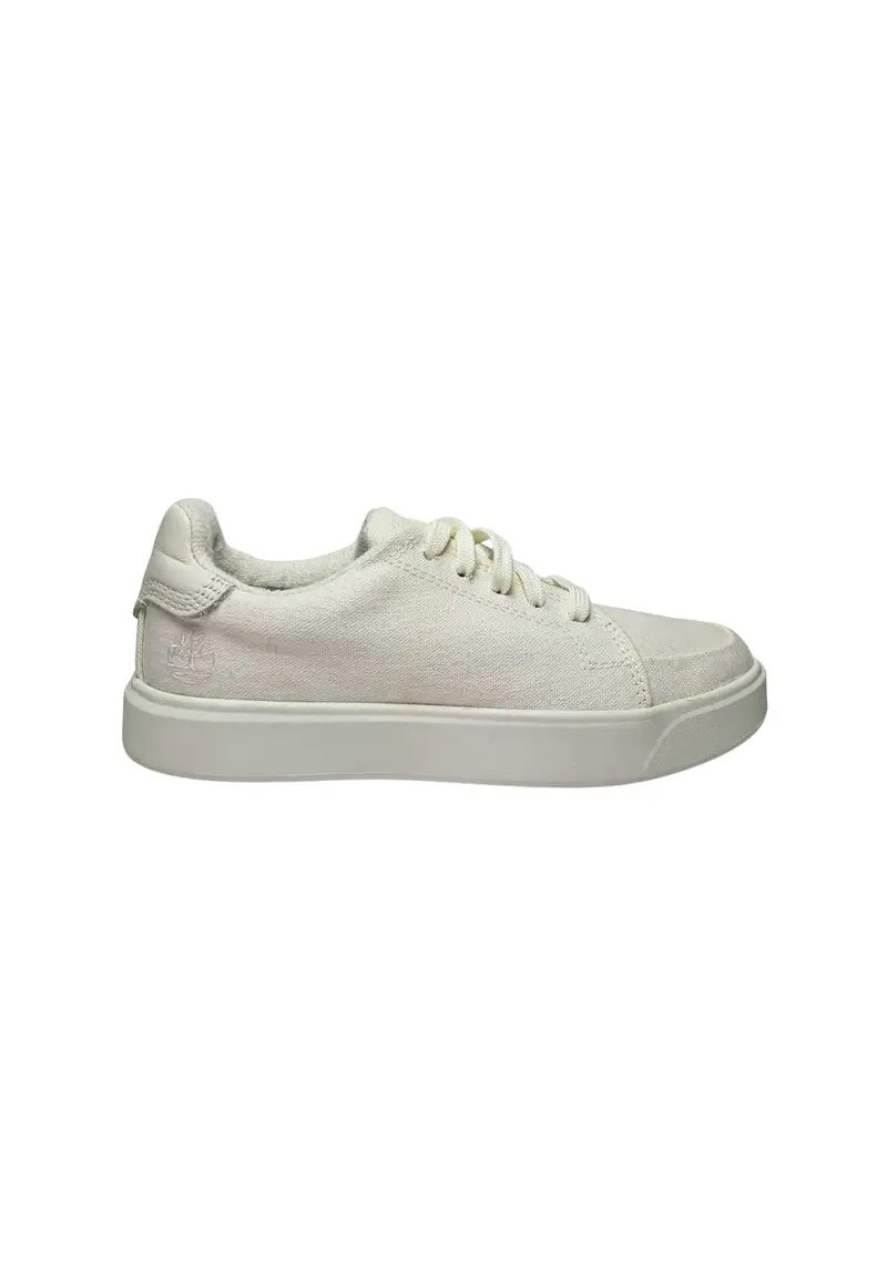 Scarpe Donna Timberland Emerson Street Low Lace Sneaker White Canvas