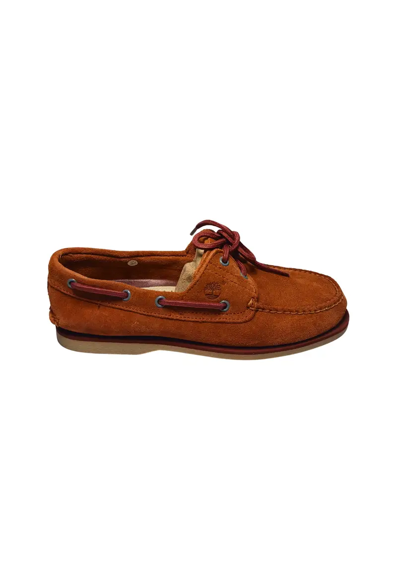 Scarpe Uomo Timberland Classic Boat Shoe Rust Suede ORANGE