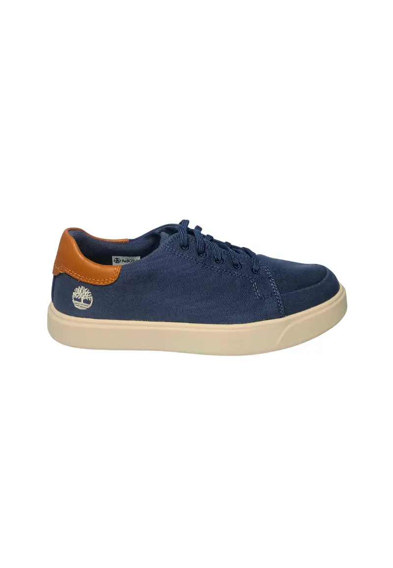 Scarpe Uomo Timberland Emerson Street Low Lace Sneaker Dark Blue Canvas