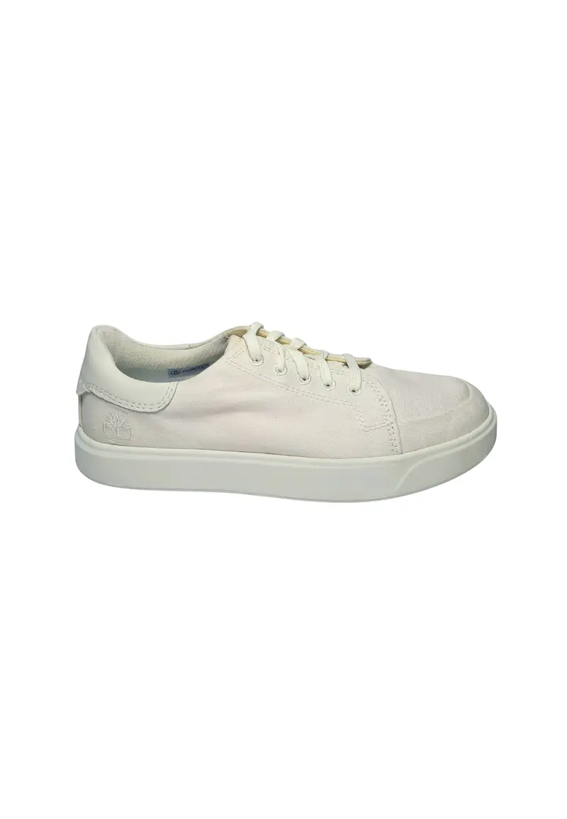 Scarpe Uomo Timberland Emerson Street Low Lace Sneaker White Canvas