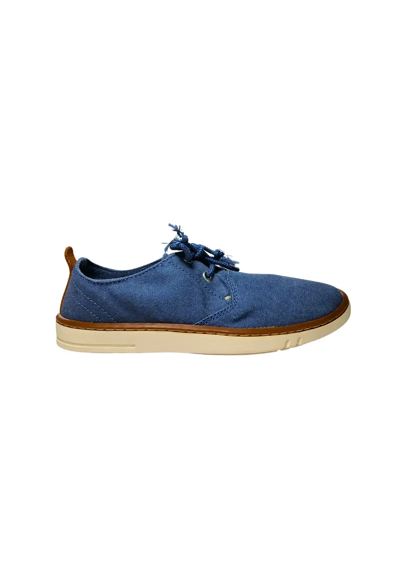 Scarpe Uomo Timberland Hookset Low Lace Sneaker Dark Blue Canvas