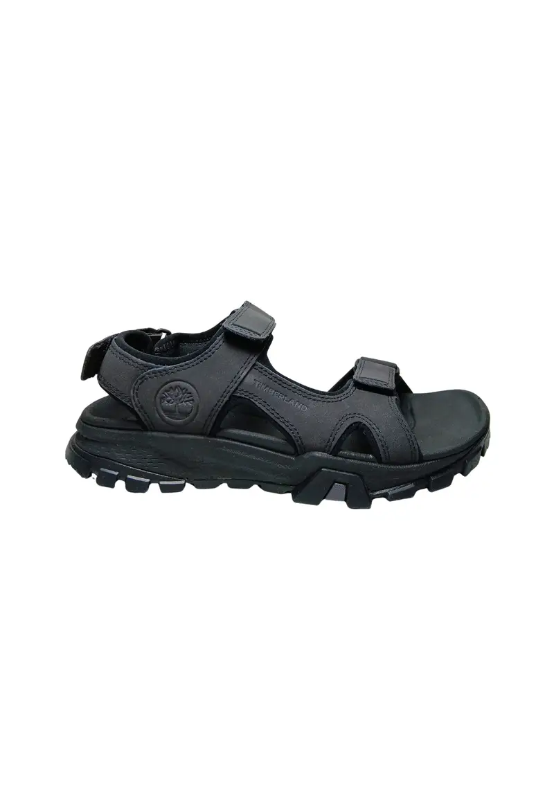 Scarpe Uomo Timberland Lincoln Peak Backstrap Sandal Jet Black