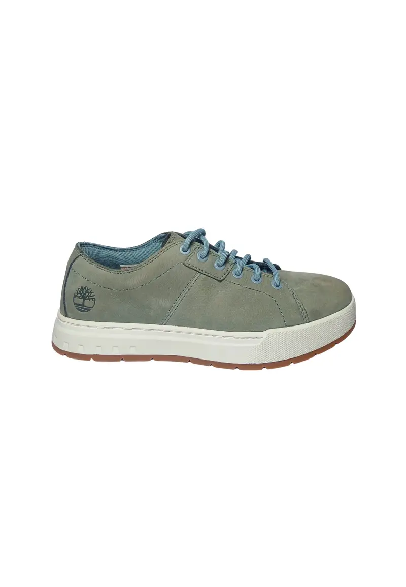 Scarpe Uomo Timberland Maple Grove Low Lace Sneaker Medium Blue Suede