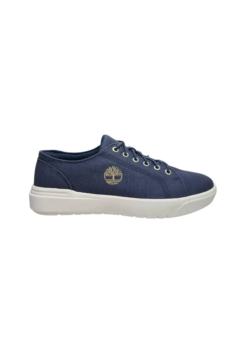 Scarpe Uomo Timberland Seneca Bay Lace Up Dark Blue Canvas