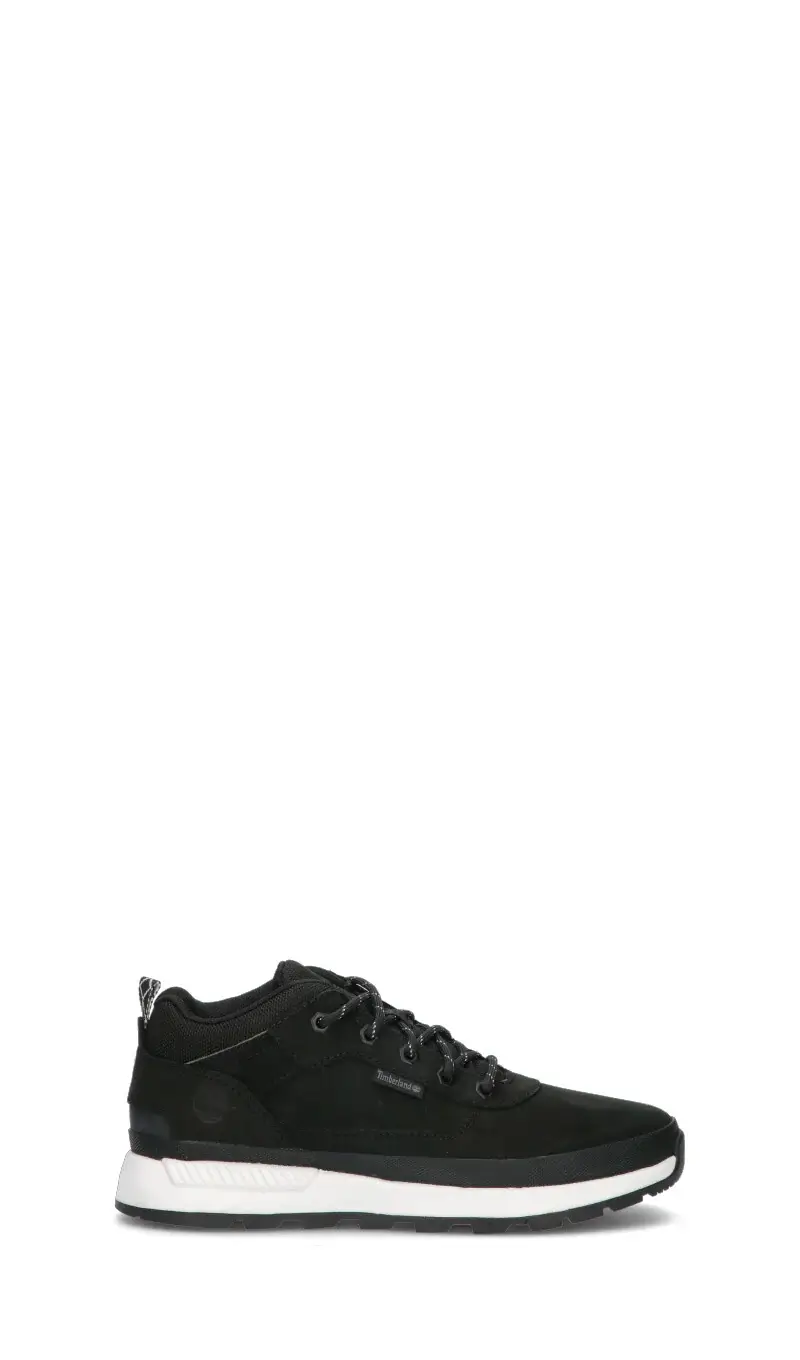 Sneaker ragazzo nera in suede Vario