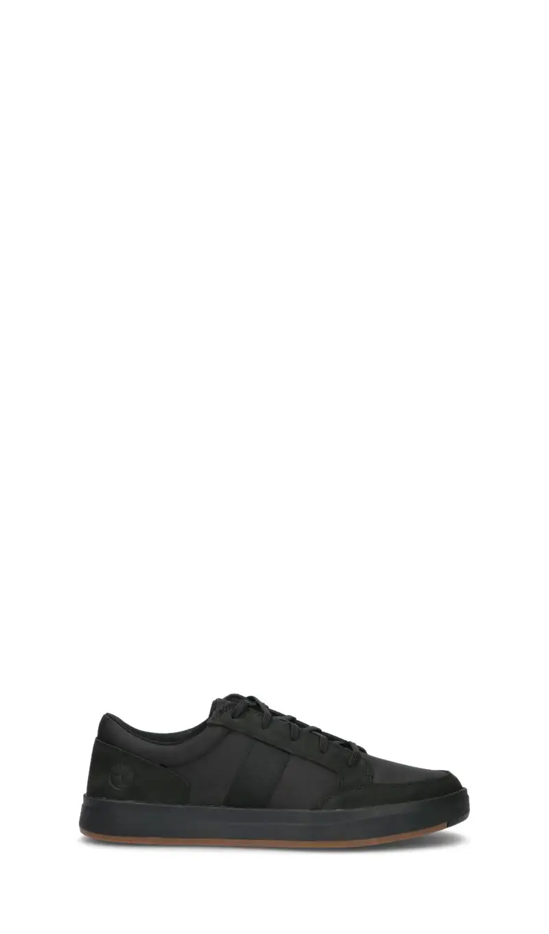 Sneaker uomo nera in suede Vario