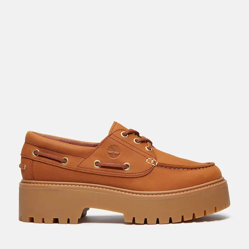 stringate donna timberland tb0a2gvfem7 boat shoe rust rust BROWN