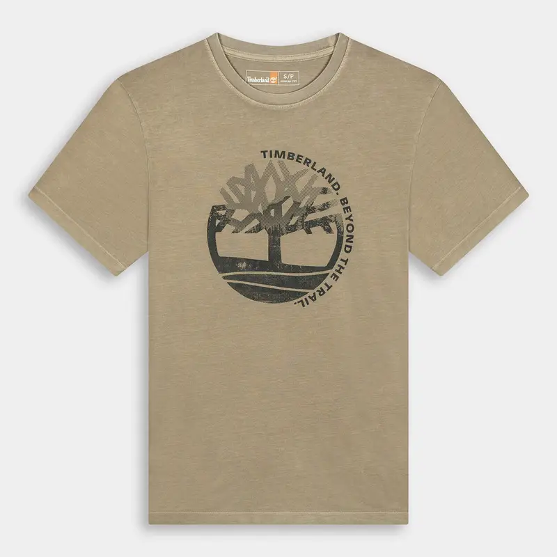 Timberland T-shirt Uomo Beige 2502144