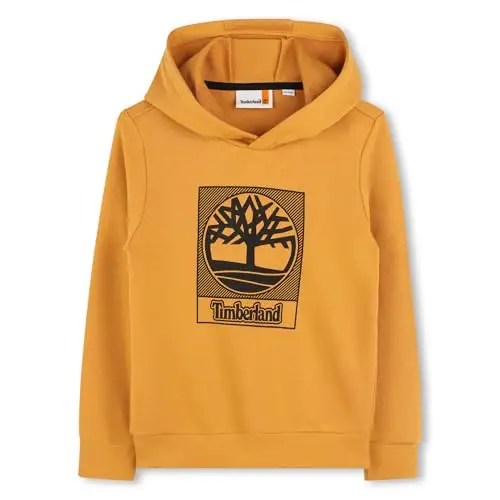 Timberland T60383 Maglione da Bambino, Beige/Nero, 12 anni