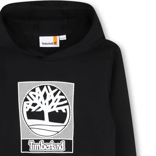 Timberland T60383 Maglione da Bambino, Nero/Nero, 4 anni miniatura 3