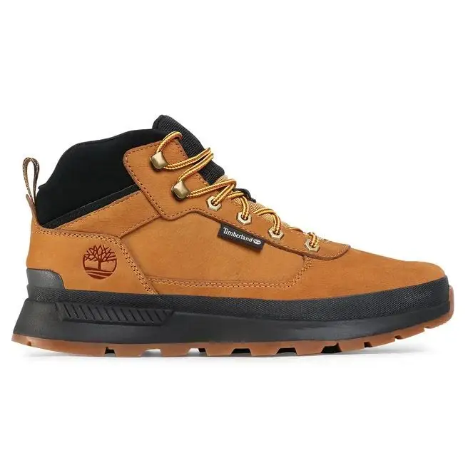 tronchetto e stivaletto uomo timberland tb0a1zqh2311 - field trekker mid lace up wheat WHITE