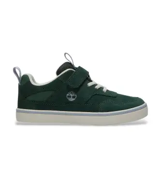 unisex per bambino TB0A27PKEX51 Scarpe da ginnastica Stone Jump nere e verdi (21), Pelle, Basso, Velcro, Casual, Sportivo, Verde