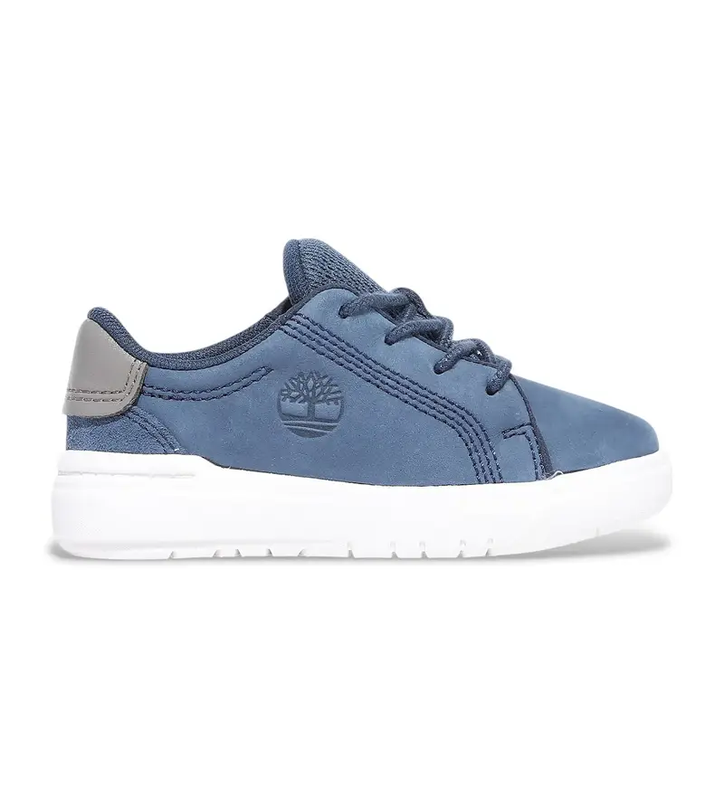 unisex per bambino TB0A2CWT2881 Sneakers in pelle con lacci blu Seneca Bay (21), Basso, Stringhe, Casual, moda per bambini