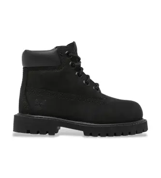 unisex per bambino TB1128070011 Stivali in pelle nera con lacci da 6 pollici di alta qualità (39 5), Nero, Basso, Stringhe, Casu