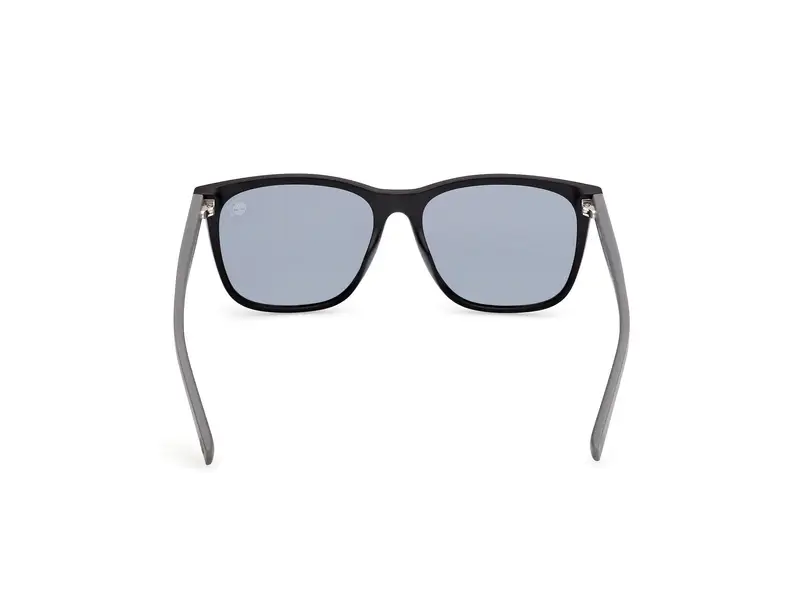 Timberland Unisex TB00047 02D Occhiali da sole Iniettato Nero Fumo Squadrata Polarizzata miniatura 3