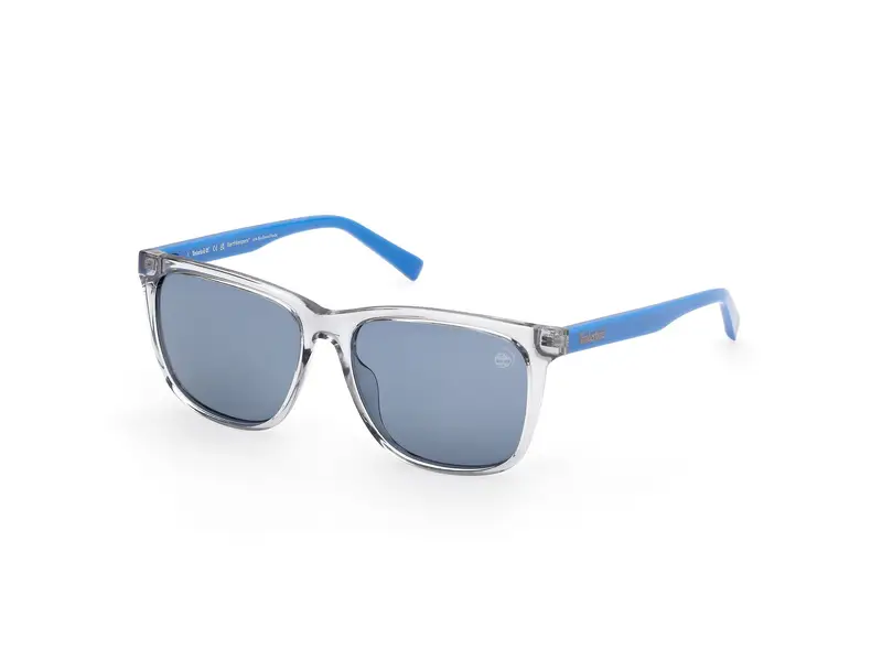 Timberland Unisex TB00047 20D Occhiali da sole Iniettato Grigio Fumo Squadrata Polarizzata